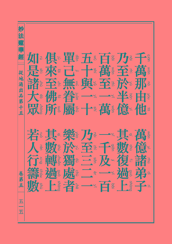 《妙法莲华经》:从地涌出品 《妙法莲华经》:从地涌出品