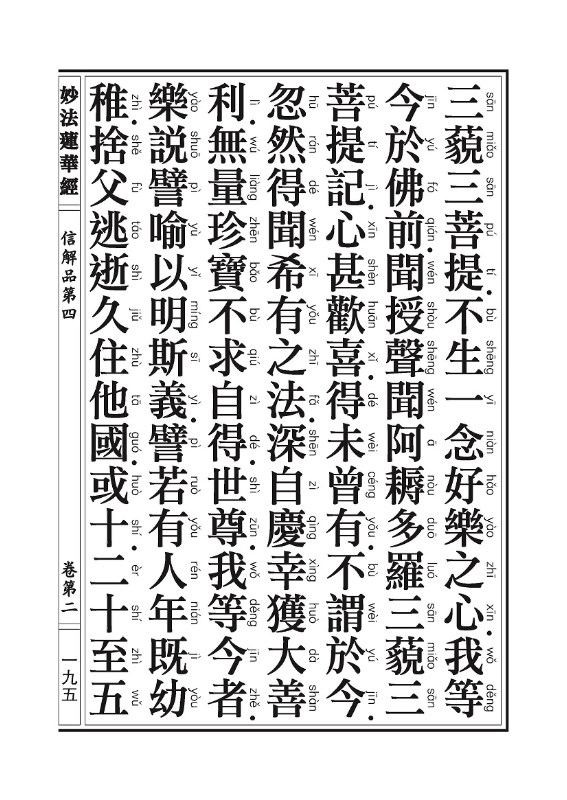 《妙法莲华经》:信解品,妙音菩萨品 《妙法莲华经》:信解品,妙音菩萨品