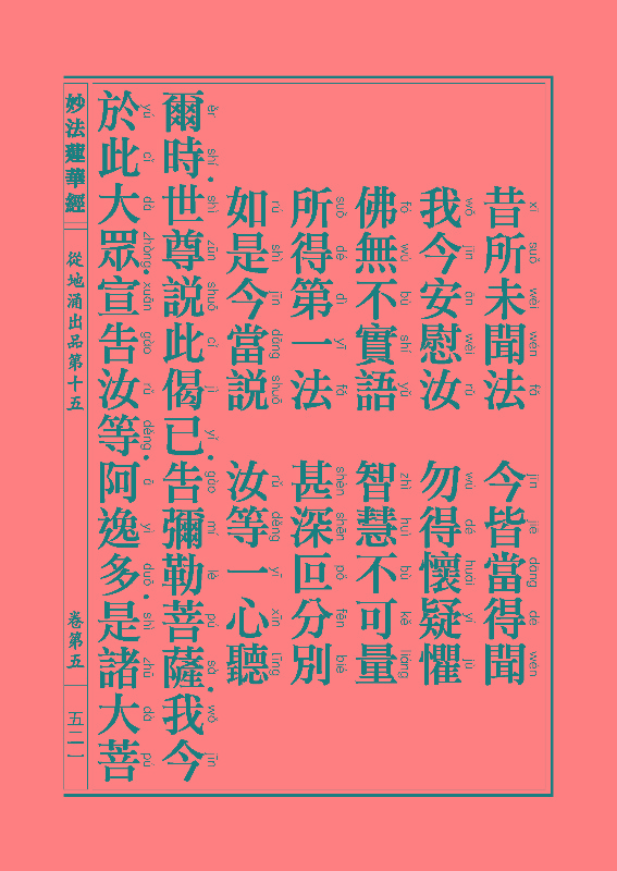 《妙法莲华经》:从地涌出品 《妙法莲华经》:从地涌出品