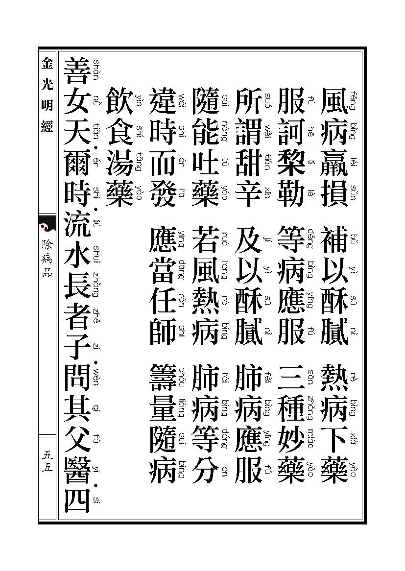 「金光明经」《金光明经》除病品