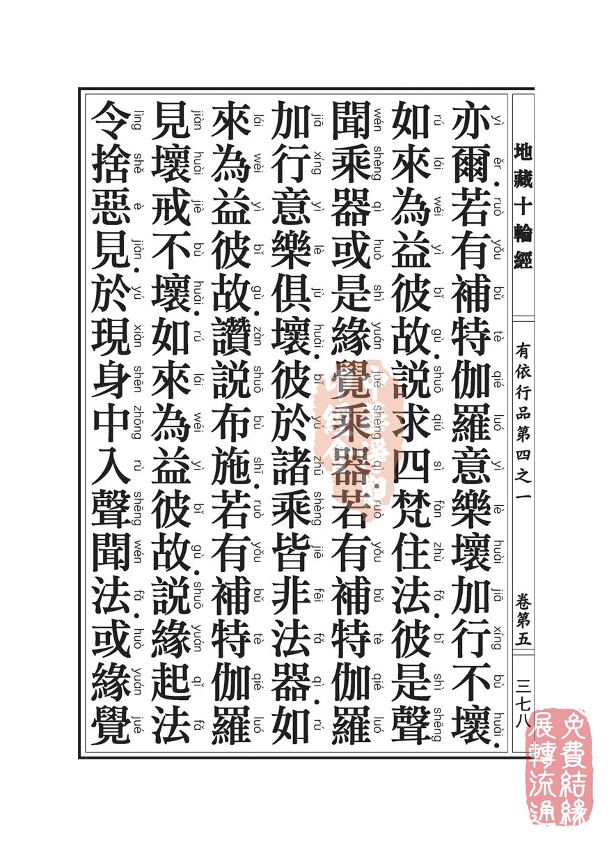 「佛学」地藏十轮经:有依行品第四之一 「佛学」地藏十轮经:有依行品第四之一