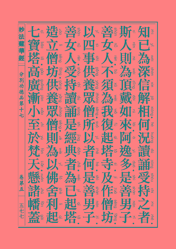 《妙法莲华经》:分别功德品 《妙法莲华经》:分别功德品