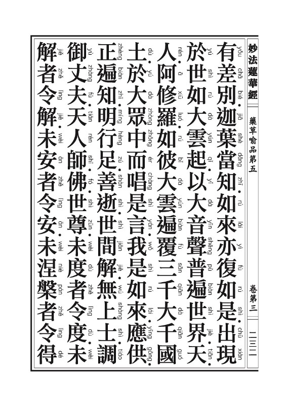 《妙法莲华经》:药草喻品 《妙法莲华经》:药草喻品