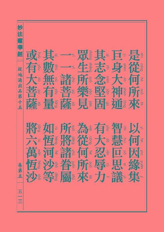 《妙法莲华经》:从地涌出品 《妙法莲华经》:从地涌出品