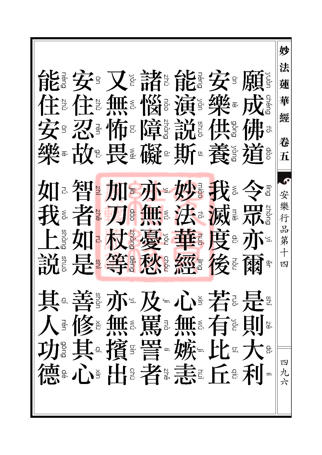 妙法莲华经:安乐行品 妙法莲华经:安乐行品