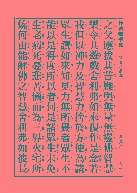 妙法莲华经譬喻品 妙法莲华经譬喻品