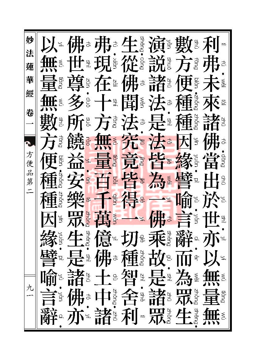 「妙法莲华经」《妙法莲华经》:方便品第二 「妙法莲华经」《妙法莲华经》:方便品第二