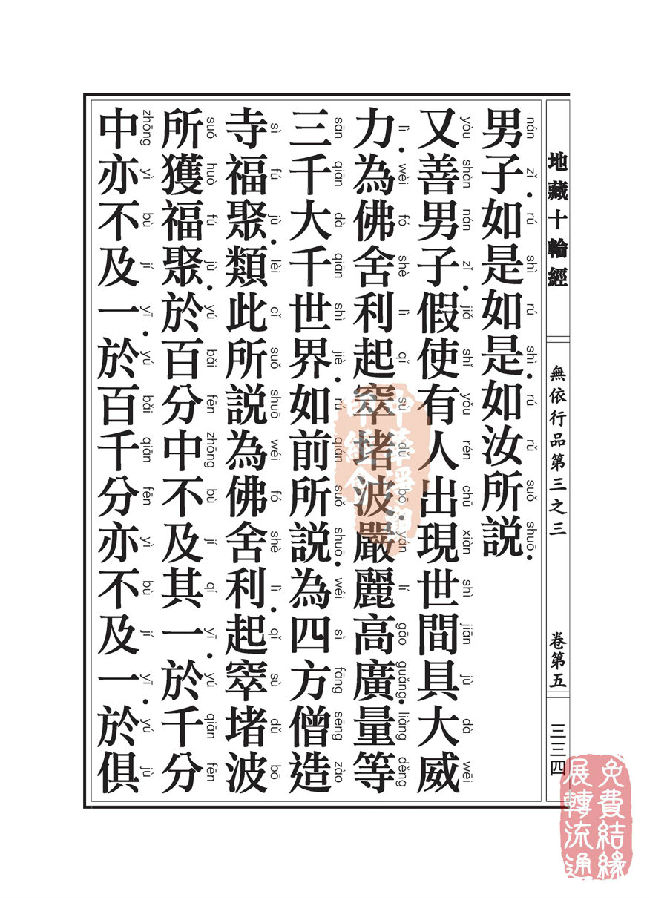 地藏十轮经:无依行品第三之三 地藏十轮经:无依行品第三之三