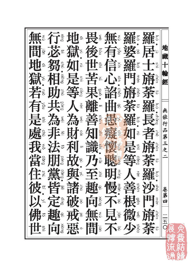 「佛学」地藏十轮经:无依行品第三之二 「佛学」地藏十轮经:无依行品第三之二