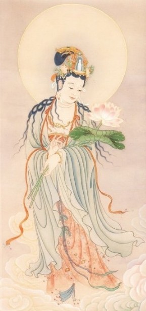 「佛教」大势至菩萨头顶上瓶子里的光明是如何来的 「佛教」大势至菩萨头顶上瓶子里的光明是如何来的