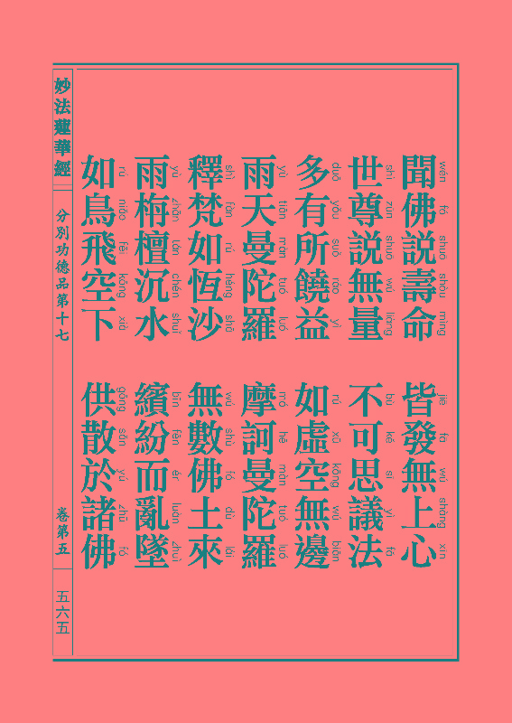 《妙法莲华经》:分别功德品 《妙法莲华经》:分别功德品