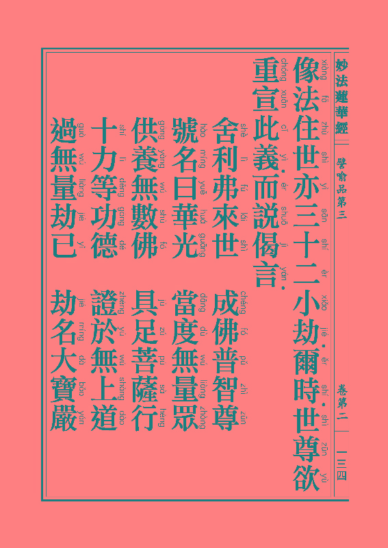 妙法莲华经譬喻品 妙法莲华经譬喻品