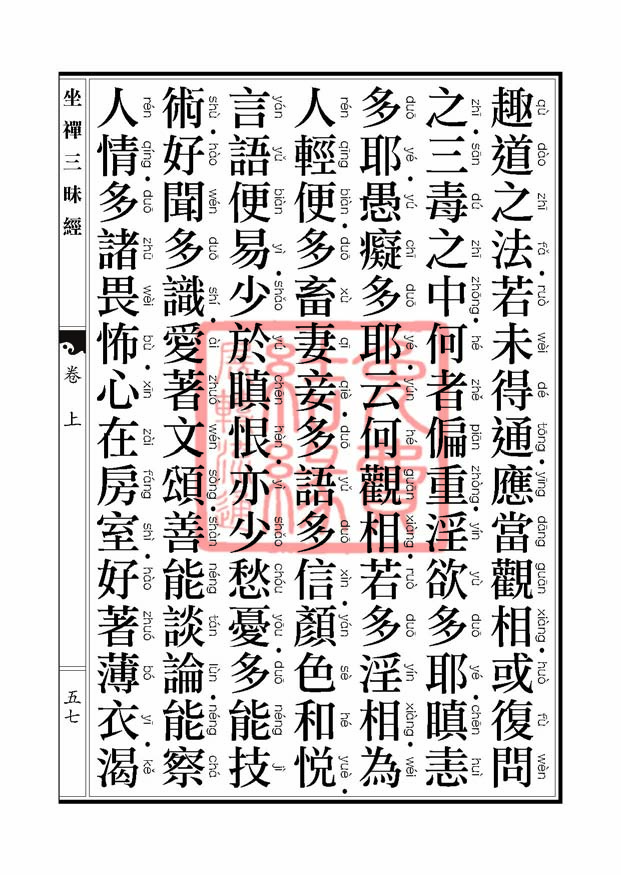 坐禅三昧经卷上 坐禅三昧经卷上