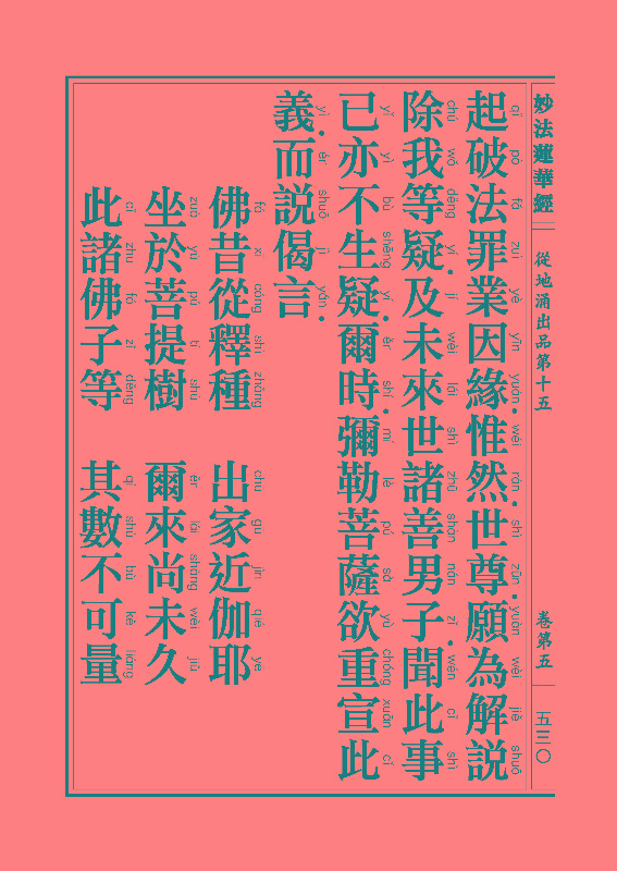 《妙法莲华经》:从地涌出品 《妙法莲华经》:从地涌出品