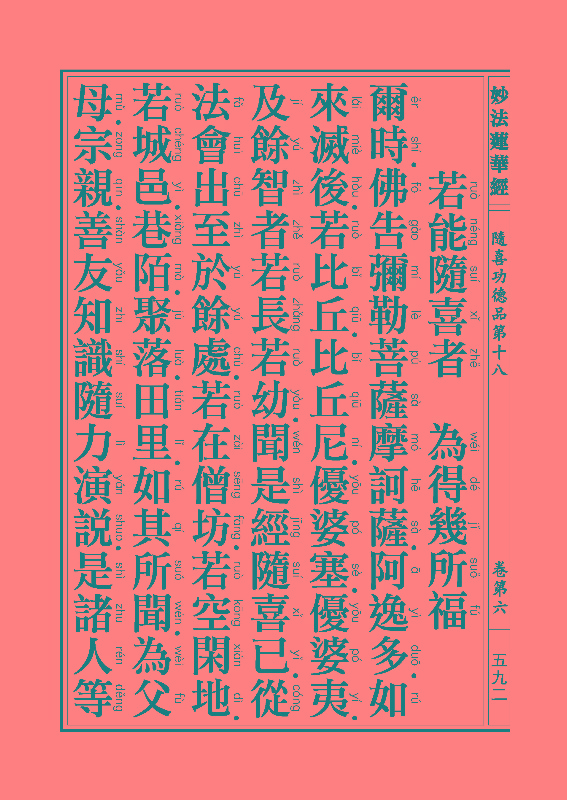 《妙法莲华经》:随喜功德品 《妙法莲华经》:随喜功德品