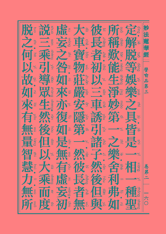 妙法莲华经譬喻品 妙法莲华经譬喻品