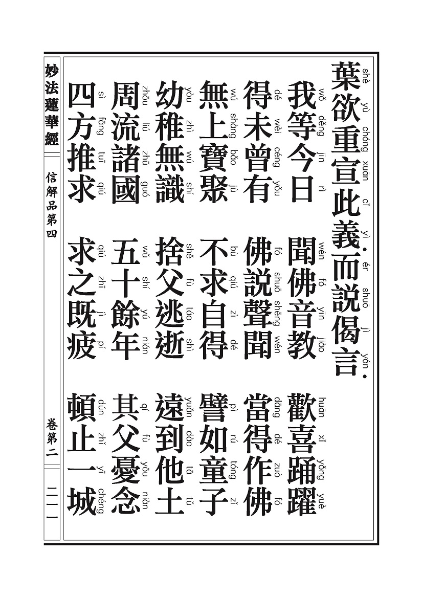 《妙法莲华经》:信解品,妙音菩萨品 《妙法莲华经》:信解品,妙音菩萨品