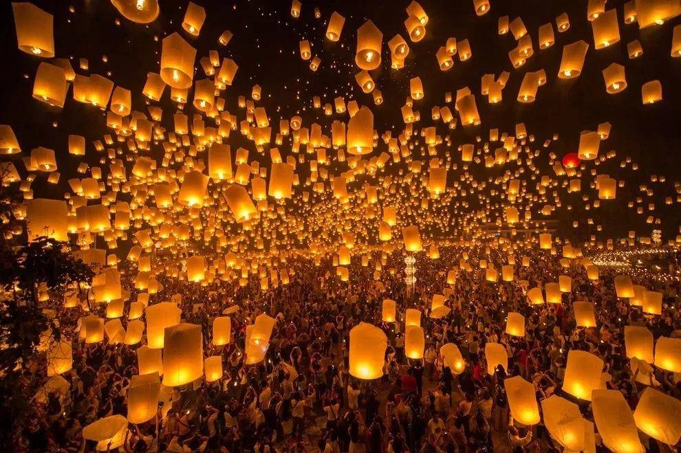 燃灯节图片，燃灯节是哪个国家的