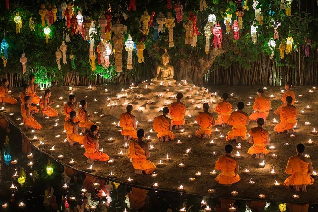 燃灯节图片，燃灯节是哪个国家的